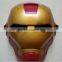 New Iron man Tony Stark face mask, iron toy mask party mask facial PVC mask