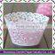 50pcs Cupcake Wrappers Wraps Cases Wedding Cake Edge