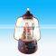 novelty polyresin/resin santa claus christmas snow globe lantern for craft gifts (KNS-10583)