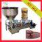 Semi automatic pneumatic paste filling machine with hopper