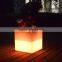 sun-resistant UV8 Chargeable Outdoor LED lighted planter pot