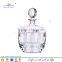 Set of Clear Crystal Decanter And 6 Heavy-Base Whisky Scotch Brandy Glasses, Classic Elegant Carafe And Whiskey Tumblers, 1+6-Pi