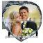 Hot heart shape Sublimation Photo Slate with custom photo printed