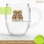 Mouthblown Pyrex Glass Tumbler With Round Bottom