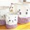 Cotton Linen Fabric Folding Laundry Hamper Collapsible Storage Basket Foldable Laundry Basket