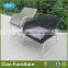 Latest design aluminum round wicker outdoor chair cushions