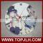 2017 Hot Sell Christmas gift custom photo printed wall clocks sublimation blank wall clocks for sublimation