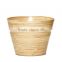 2017 High quality, cheap price outdoor flower pots, decorative item made from natural bamboo