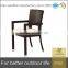 Foshan factory made garden used outdoor wicker rattan dining chair