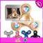 Customized anxiety release light spinner toy promotional price fidget spinner LED light spinner toy with LED light W01A270