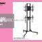 Video Wall Mount Rolling Portable LED TV Mounting Bracket Stand