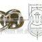 Industrial Safety Marine Hardware Stainless Steel Round Ring Eye anchor Plate