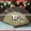 Beautiful bamboo printting hand fan