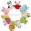 8 cm small cute plush custom toys factory soft baby animal finger puppets