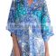 Bohemian midi sleeve pattern designs short kimono 2016 Wholesale women clothing