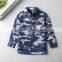 Weekday clothing wholesale 100% cotton printed casual camouflage shirts boys