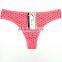 Cotton Printing G-string Funny Thongs For Women Stocklot Panties For Women