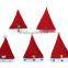 2016 printed cotton Christmas hat, Claus'cap,newest beautiful Christmas decoration Christmas hat