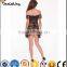 Black lingerie Women Sexy Lingerie Lace Night Sleepwear Halter Bodysuits Sexy Hot plus size sexy underwear for women