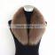 Myfur Hot Sale Cream Milk Color Soft Fox Fur Trim Collar