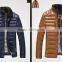 Fashion design waterproof ultra light foldable men down jacket for winter