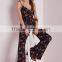 Eco-Friendly High Quality Summer New Fashion Sexy Spaghetti Strap Long Breathable Cotton Jumpsuit For Women