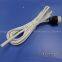 led gu 10 warm white dimmable high voltage connectors 250V male plug cables