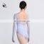117141004 Mesh Division Long sleeve Ballet Leotards Gymnastics Leotard