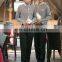 Cotton woven fabric for restaurant waiter waitress workwear uniforms