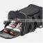 2015 custom fashion designer black gym bag with shoe compartment