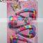Fashion Heart Shaped Matel Fancy Hair Snap Clips Camouflage Print Hair accessories