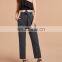 Summer Women Casual Slim Fit Trousers Black Pants(KKZ050901)