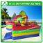 Popular inflatable fun city toy, large inflatable jumping castle with slides amusement park