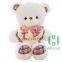 HI CE/ASTM/AZO standard valentines day gifts giant valentine teddy bear with heart