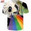 2017 t shirt custom printed 3d sublimation printing man tshirt
