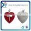 Custom heart shaped metal lapel pins badges
