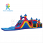 Cheap outdoor kids inflatable bouncer obstacle course equipment