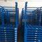 Warehouse powder coated stacking post shelf