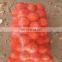PE raschel packaging onion mesh bag