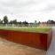 Outdoor Landscape Corten Steel Retaining Wall