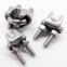 Stainless Steel Wire Rope Bolt Clamps For Galvanized Cable Railings