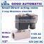Solenoid valve medium pressure plastic male
