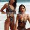 высокий бикини 2019 года, сексуальный купальник с подъемом, бандо-купальник для женщин, купальник в виде леопардового микро-бикини, новый