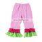 Toddler Baby Girls Icing Ruffle Leggings Pants Cotton Tights Active Trousers 3 pleats