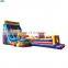 high quality cheap commercial vertical rush 50ft inflatable water slide