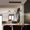 Ultra-thin acrylic circular chandelier engineering commercial lighting