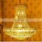 Modern fancy home decorative golden crystal chandelier