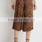 Abstract Chevron Print Wide-Leg Culottes Women Clothes