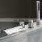 Proway Cold&warm water mixer taps black bath mixer single lever shower bathtub mixer