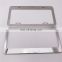 Thailand Standard Customized Logo Stainless Steel Front Rear License Plate Frames